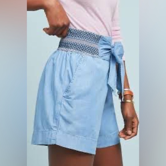 Anthropologie aloha tie front shorts - Picture 3 of 6